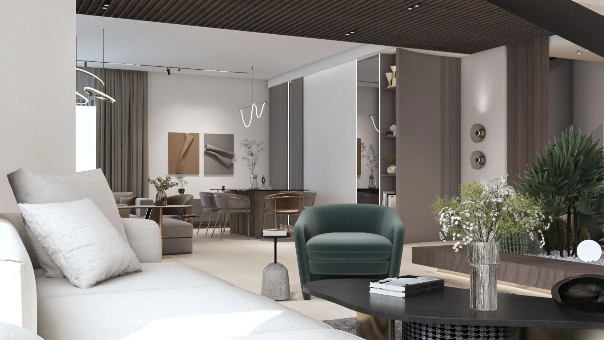 Salon Duplex - Espace de vie ouvert