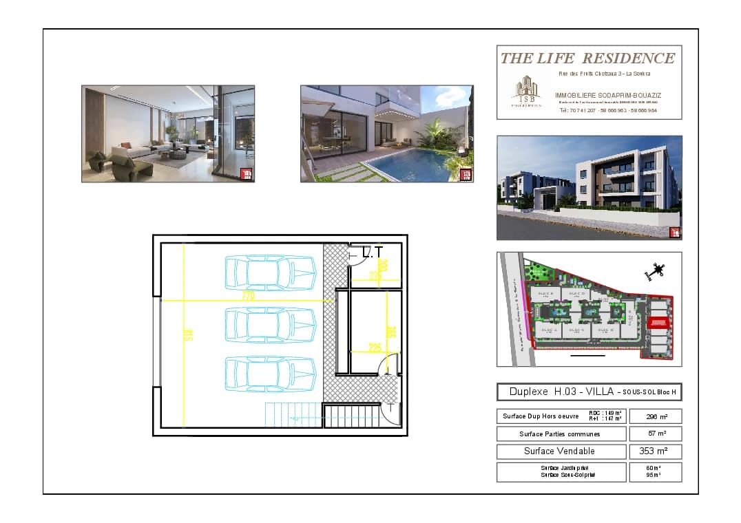 Plan Villa - VILLA-3 - RDC