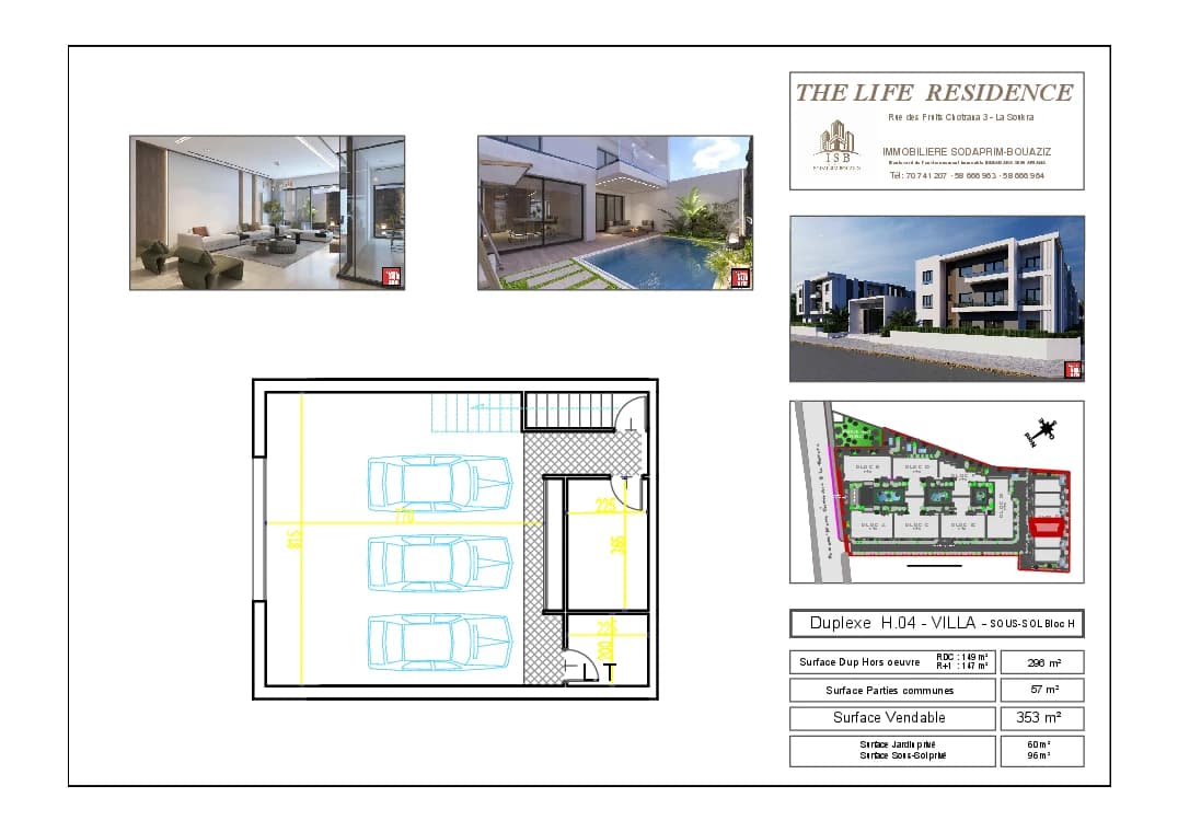 Plan Villa - VILLA-4 - RDC